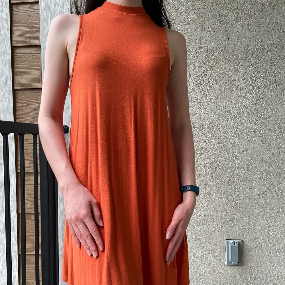 Topshop Dress in Orange